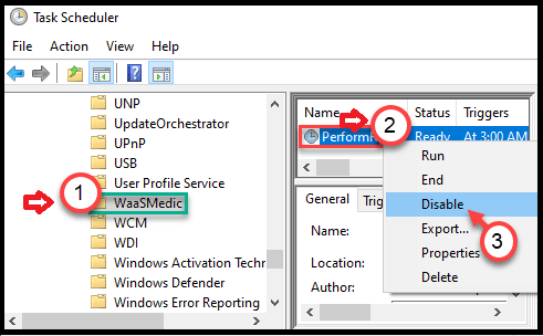 Disable WaasMedic Agent.exe From Task Scheduler