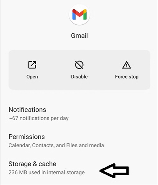 Select storage and cache